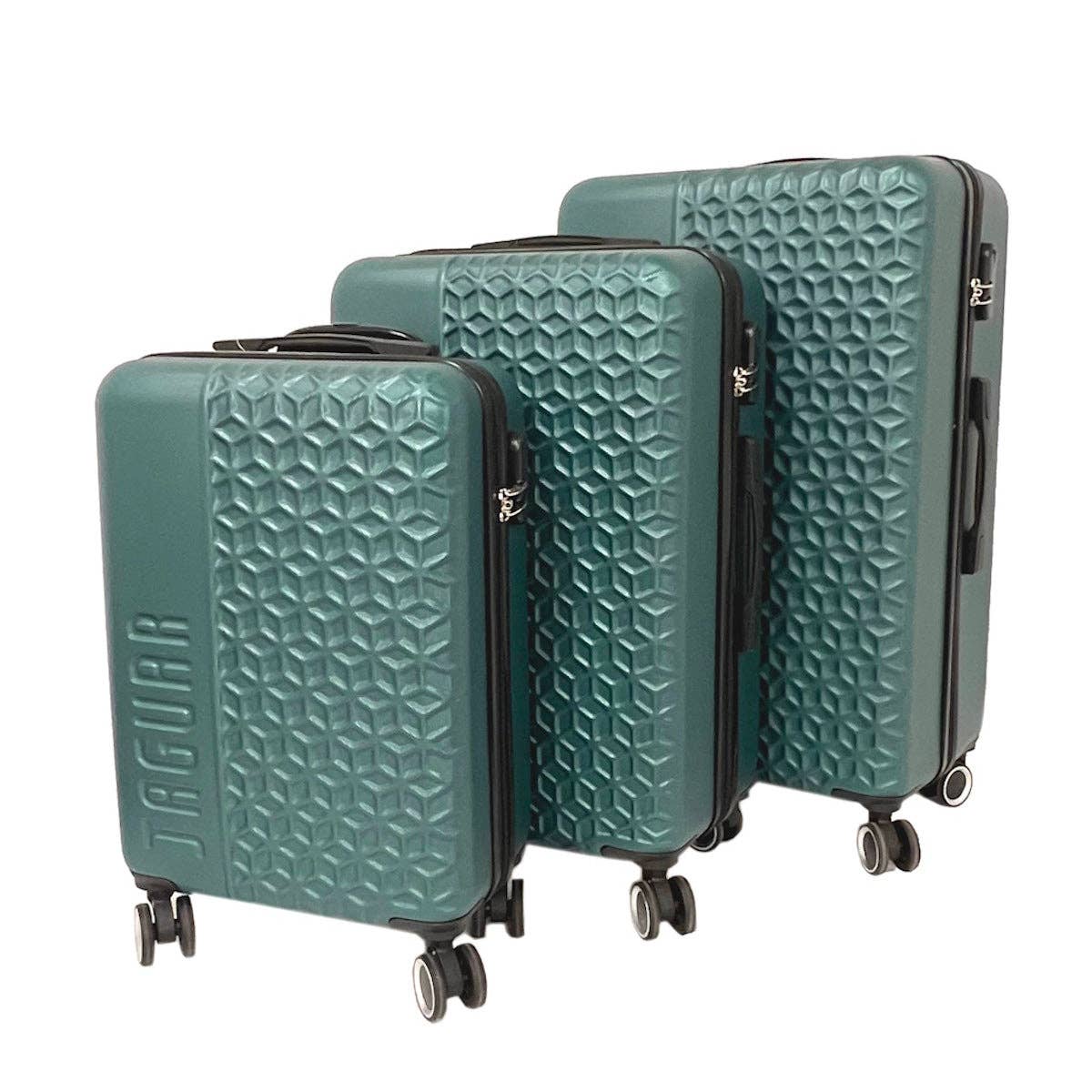 Suie Valentini srl - Set of 3 suitcases & trolleys, Jaguar, art. VA701