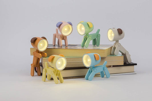 VIBES SRLS - Mini Reading Lamp Puppy Collection Dog by Duduu