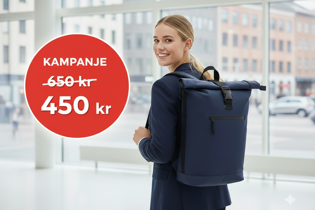 Den ultimate hverdagssekken for den moderne pendleren- Blå