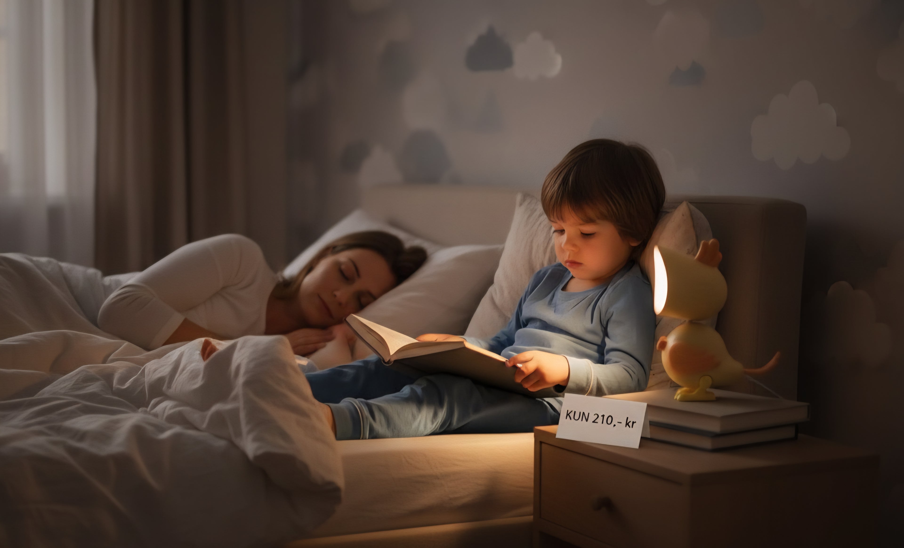 Gjør lesestunden magisk med Mini parrot Leselampe