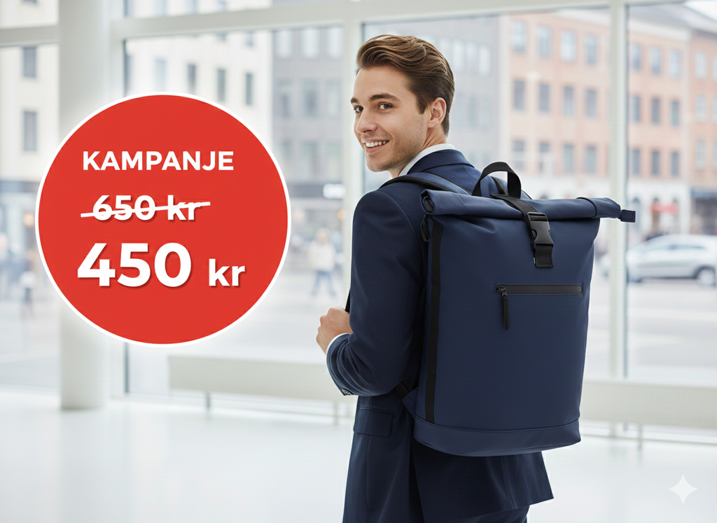 Den ultimate hverdagssekken for den moderne pendleren- Blå