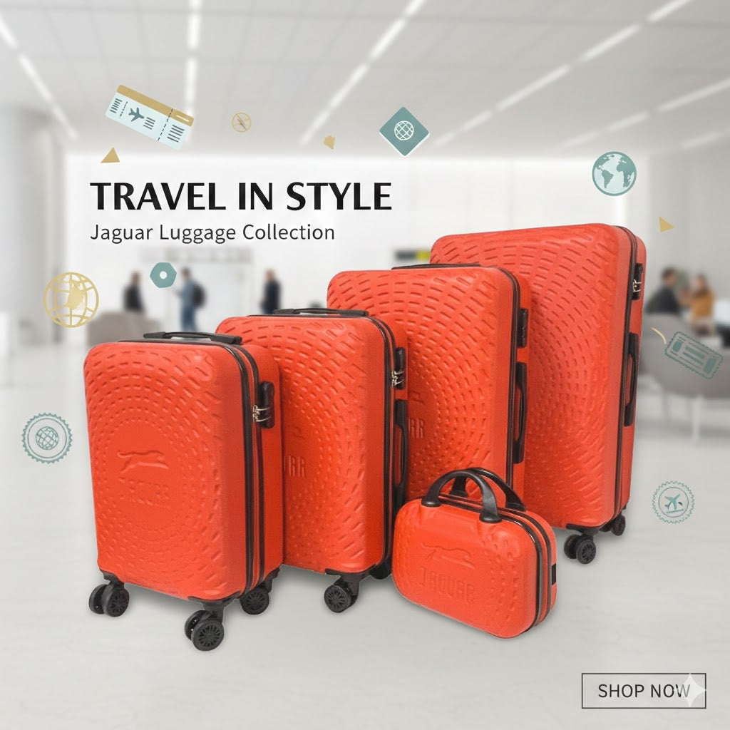 🧳 Jaguar VA702 – Eksklusivt bagasjesett i 5 deler