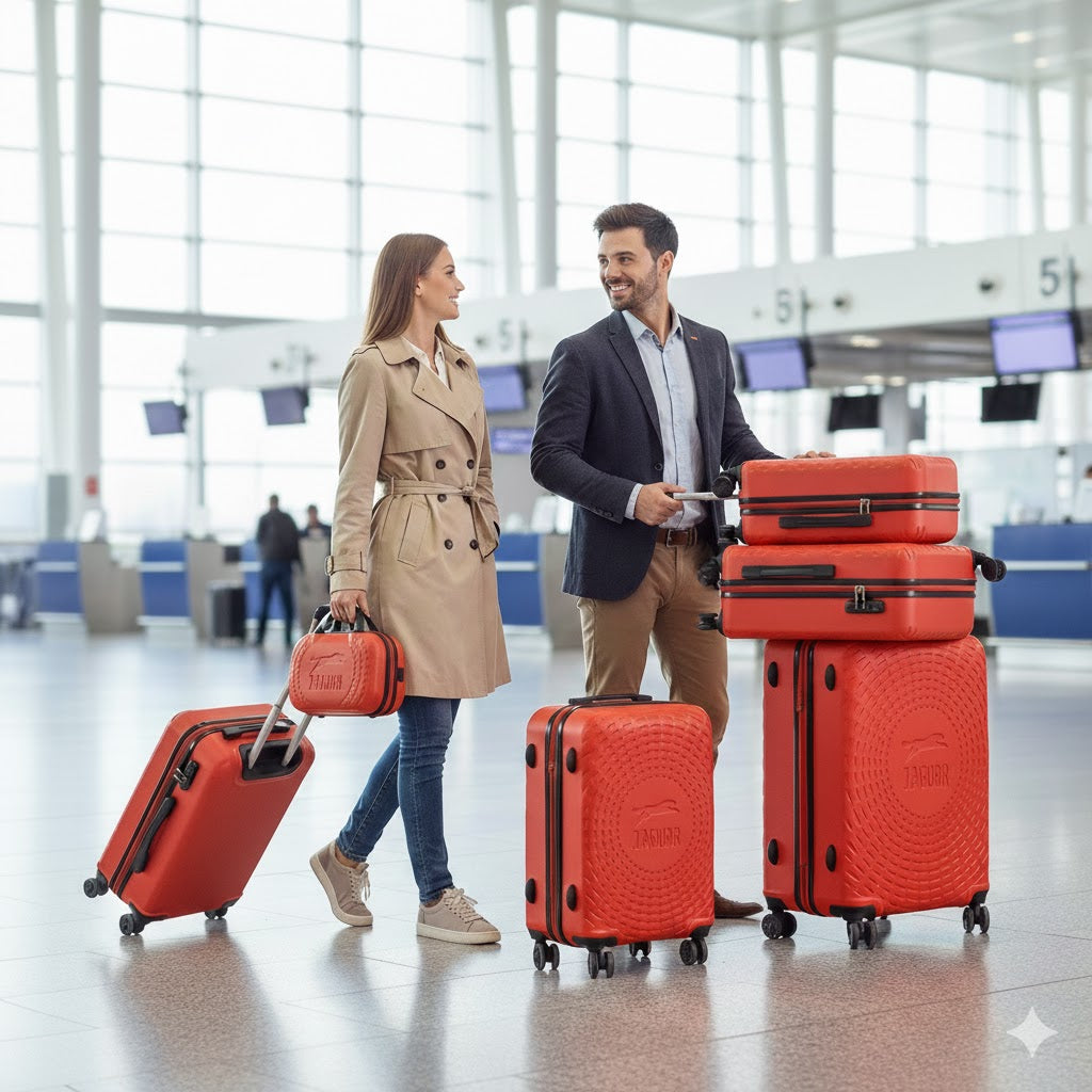 🧳 Jaguar VA702 – Eksklusivt bagasjesett i 5 deler